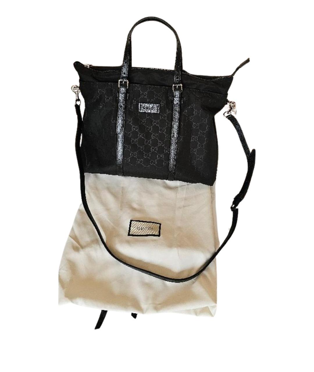 GUCCI Черная тканевая сумка через плечо, фото 11