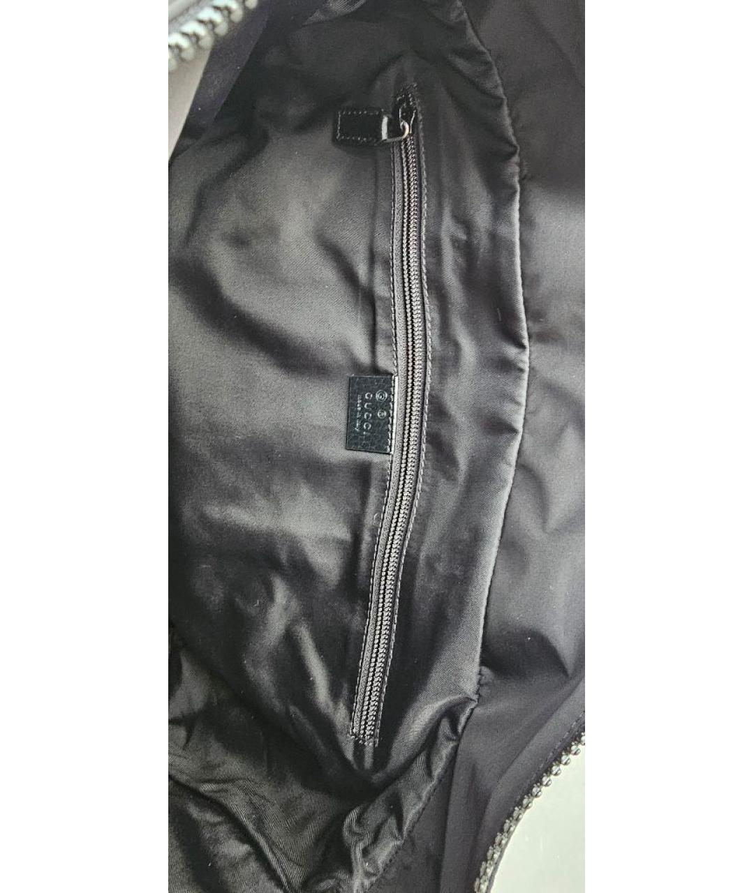 GUCCI Черная тканевая сумка через плечо, фото 6