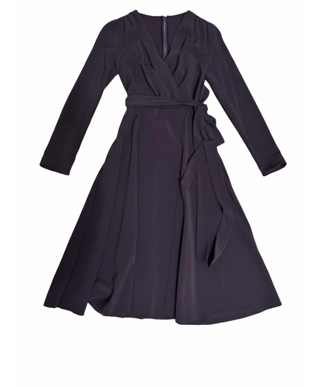 DOLCE&GABBANA Коричневое полиэстеровое коктейльное платье, фото 1