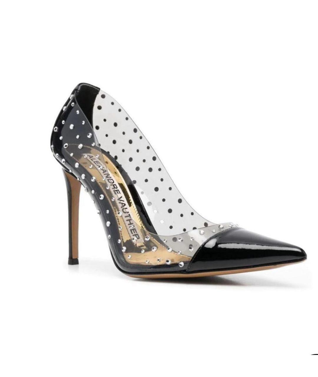 ALEXANDRE VAUTHIER Черные кожаные туфли, фото 6