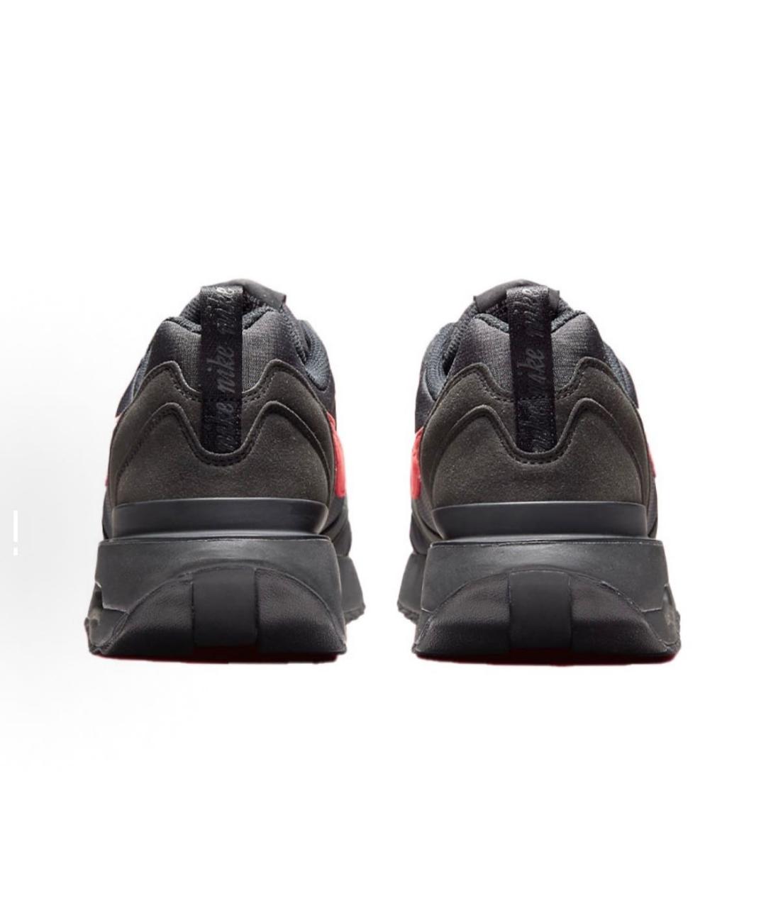 NIKE Черные текстильные низкие кроссовки / кеды, фото 4