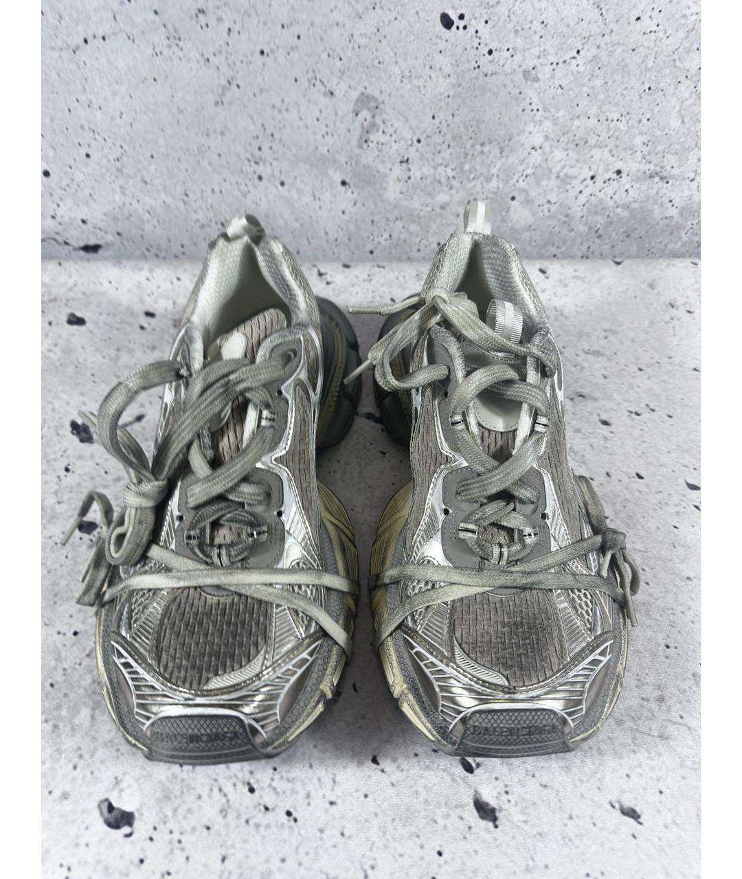 BALENCIAGA Мульти текстильные низкие кроссовки / кеды, фото 2