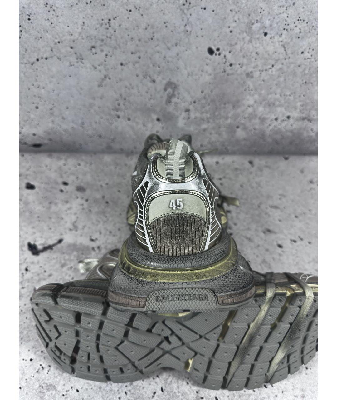 BALENCIAGA Мульти текстильные низкие кроссовки / кеды, фото 4