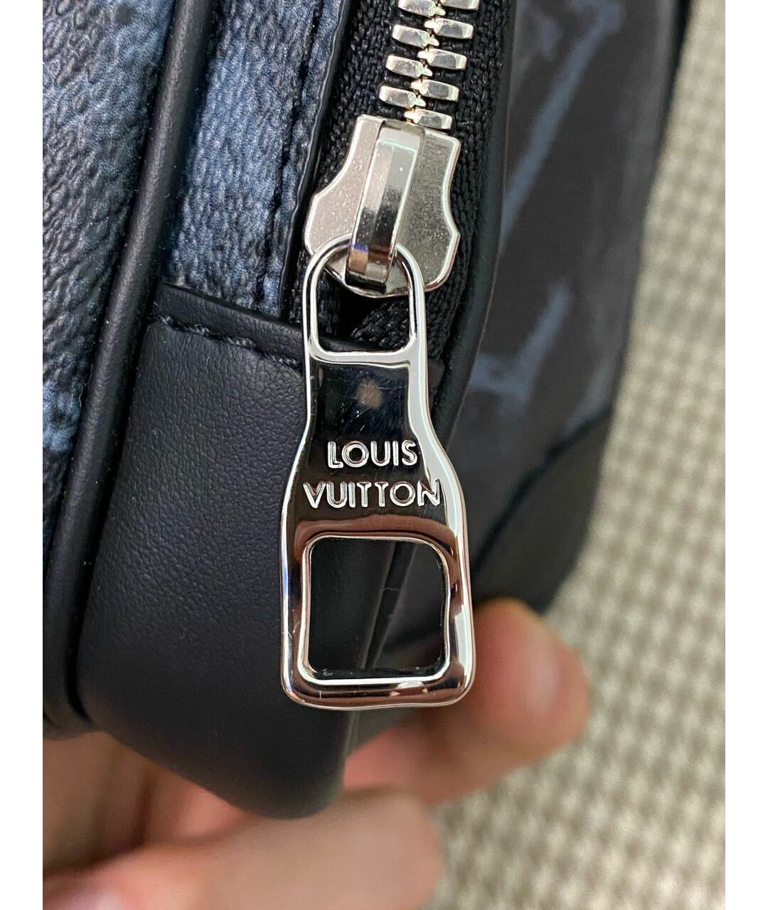 LOUIS VUITTON PRE-OWNED Черная сумка на плечо, фото 6