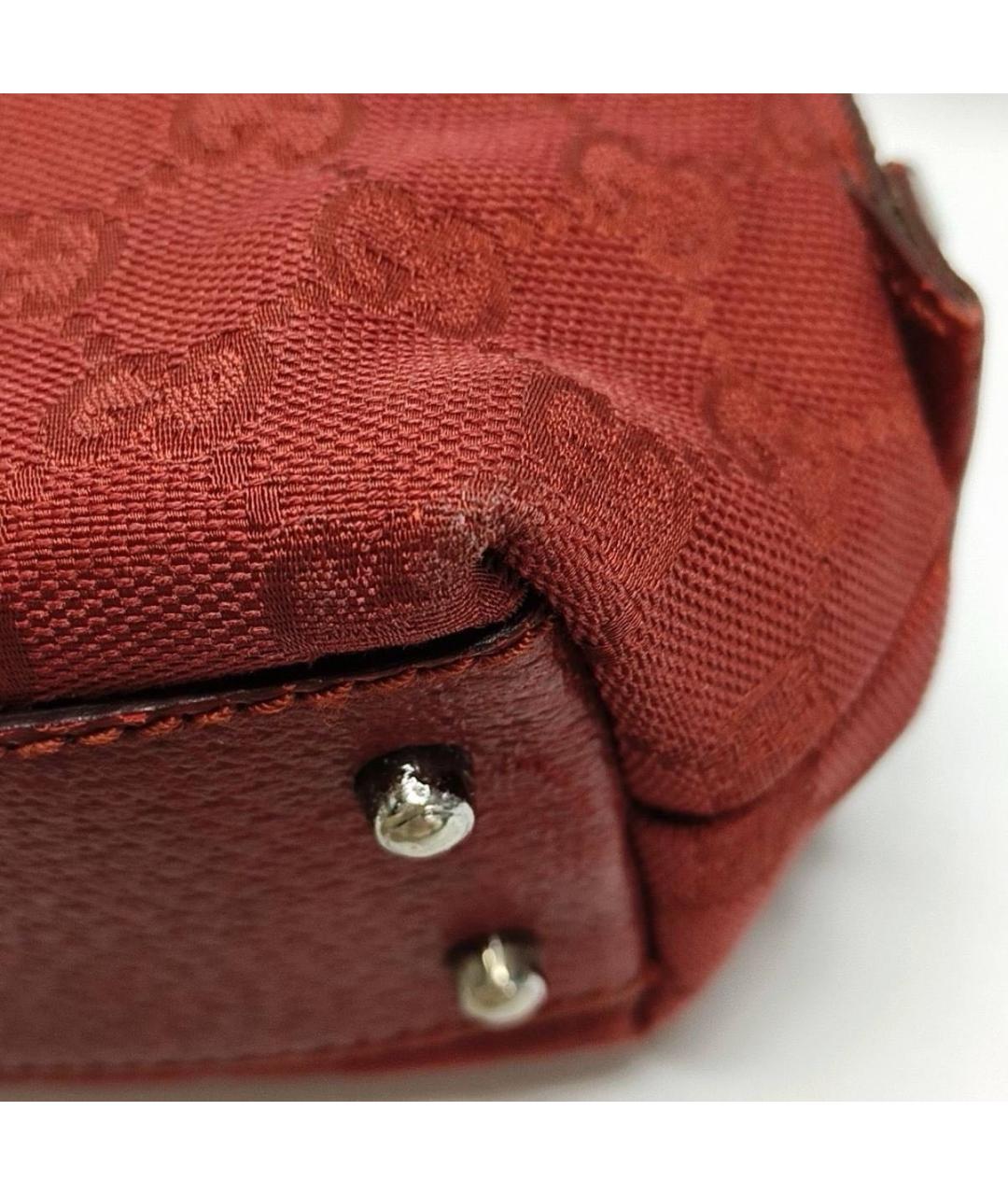 GUCCI Красная сумка с короткими ручками, фото 5
