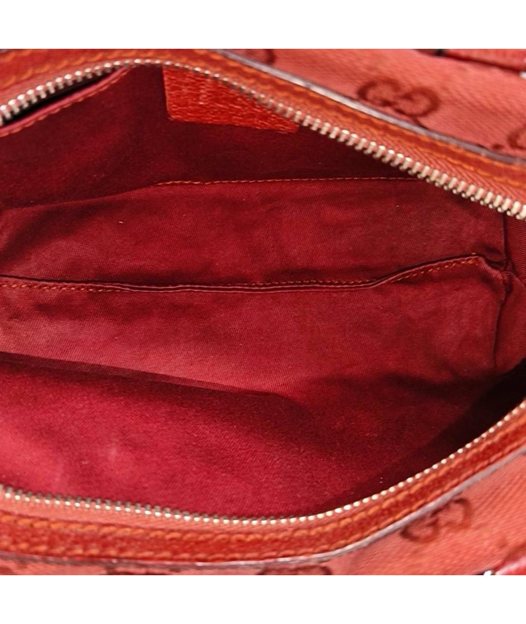 GUCCI Красная сумка с короткими ручками, фото 6