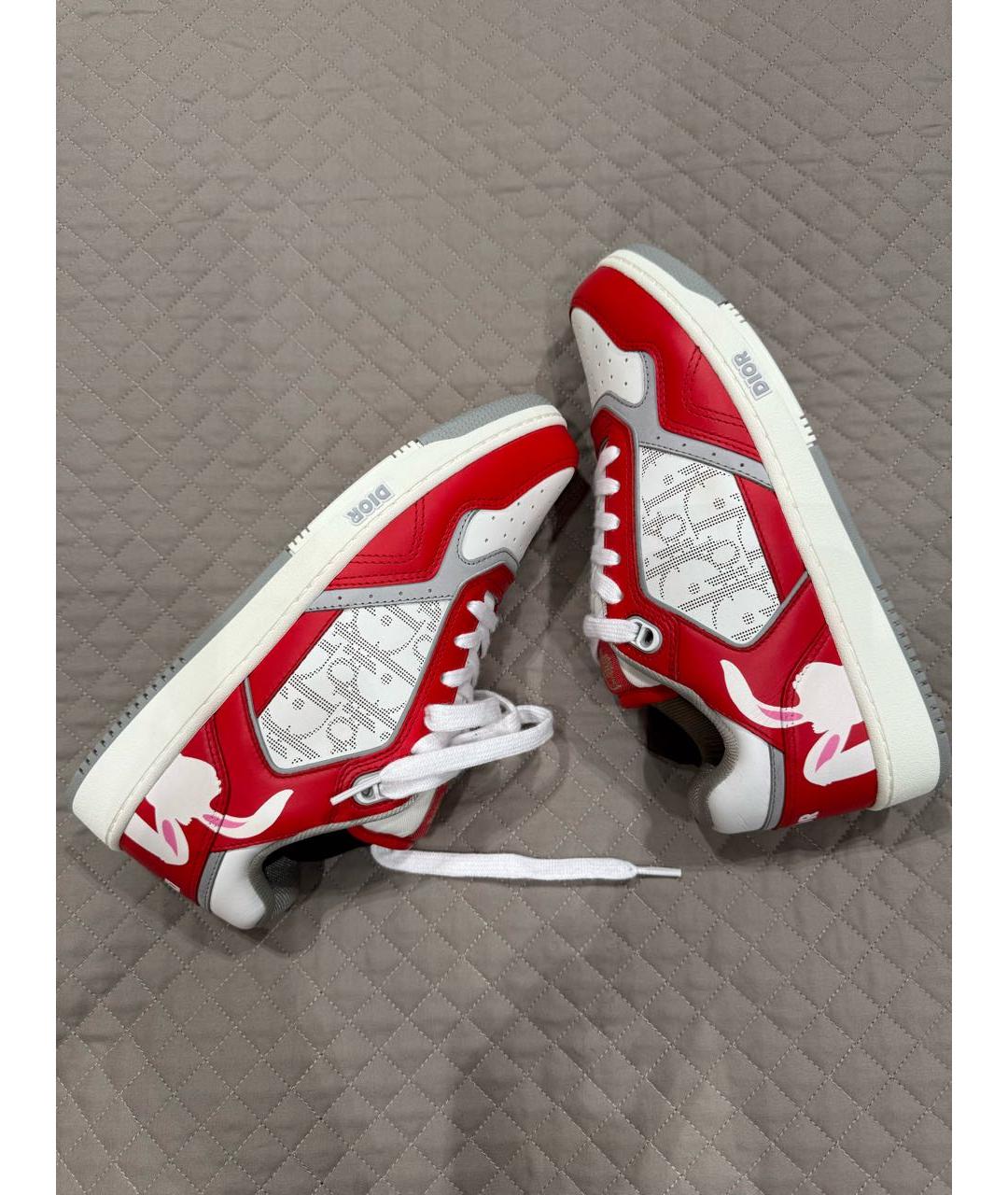 CHRISTIAN DIOR Мульти кожаные кроссовки, фото 5