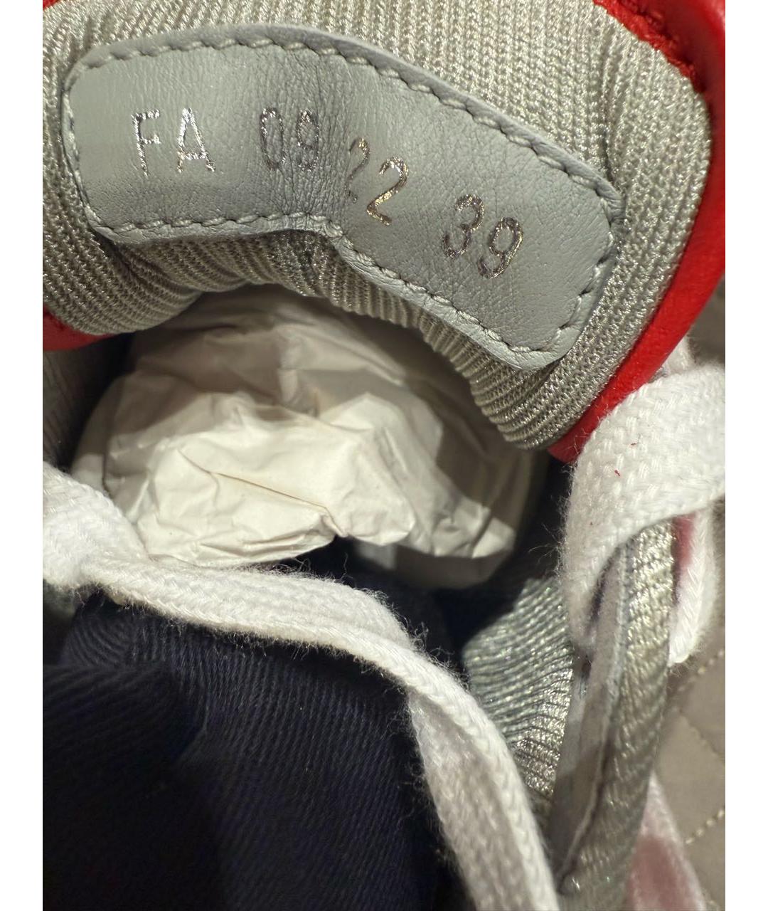 CHRISTIAN DIOR Мульти кожаные кроссовки, фото 7