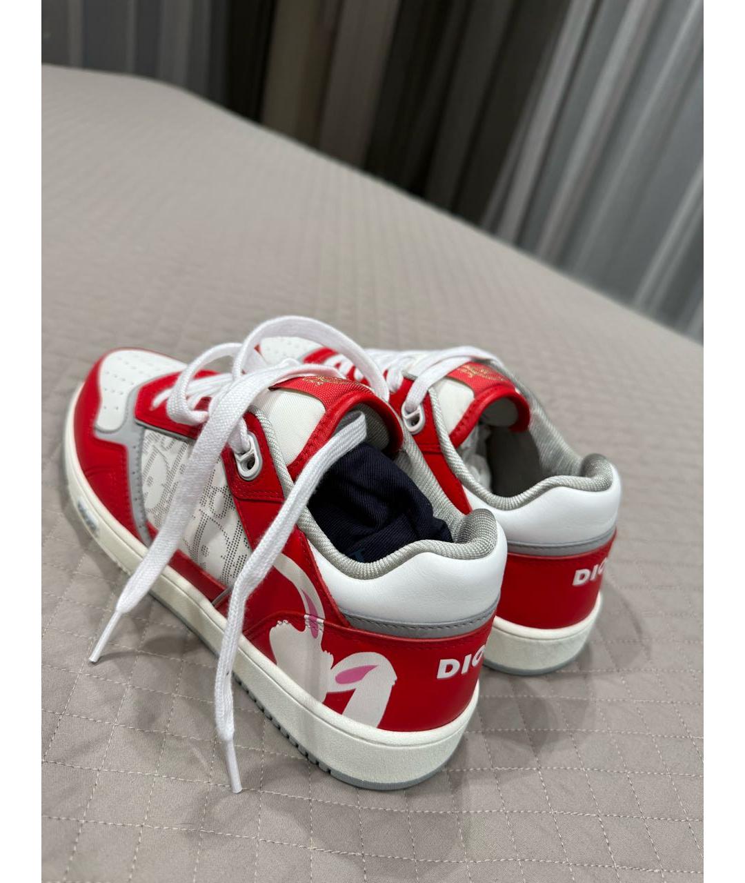 CHRISTIAN DIOR Мульти кожаные кроссовки, фото 4