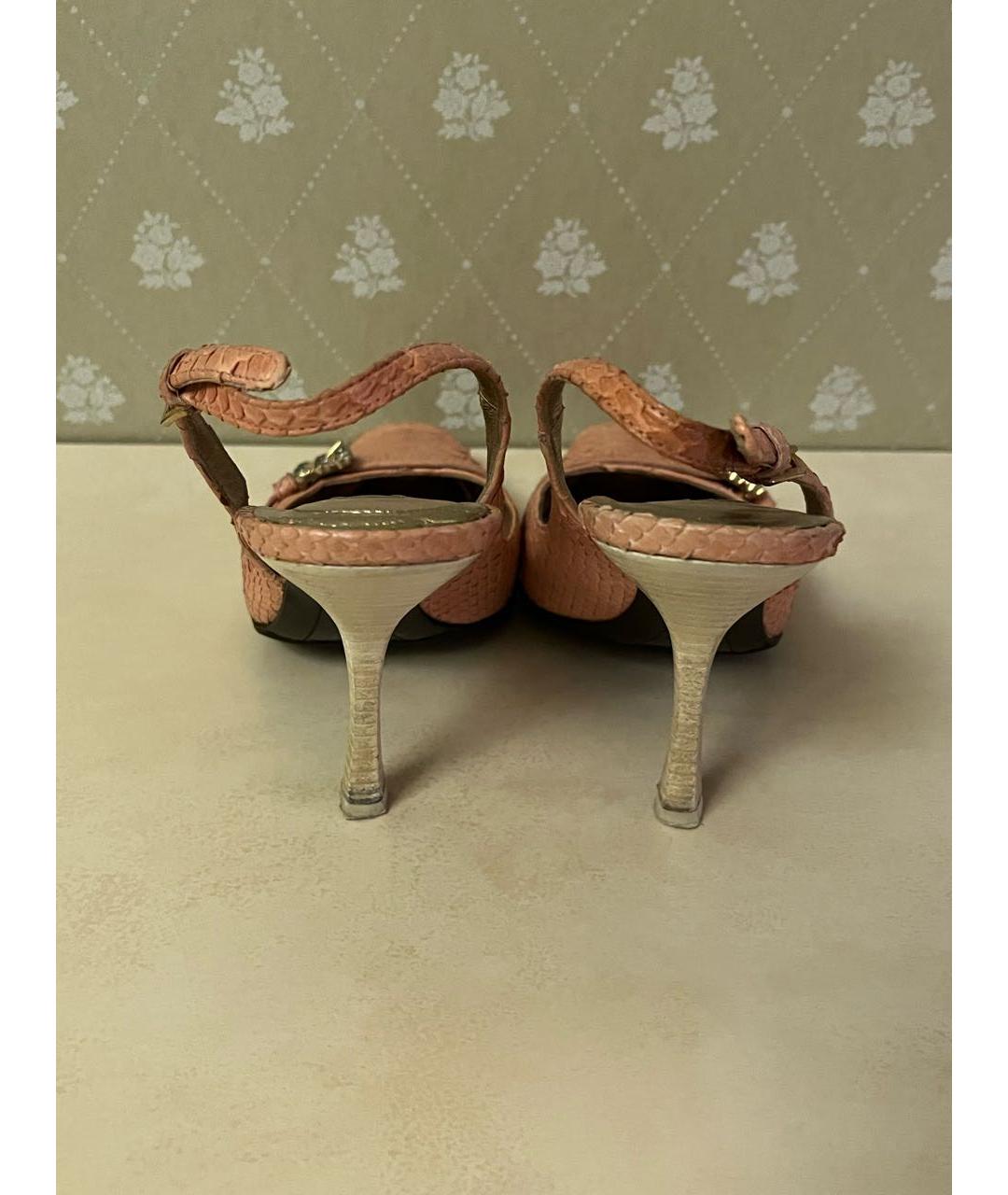 CESARE PACIOTTI Розовые кожаные туфли, фото 3