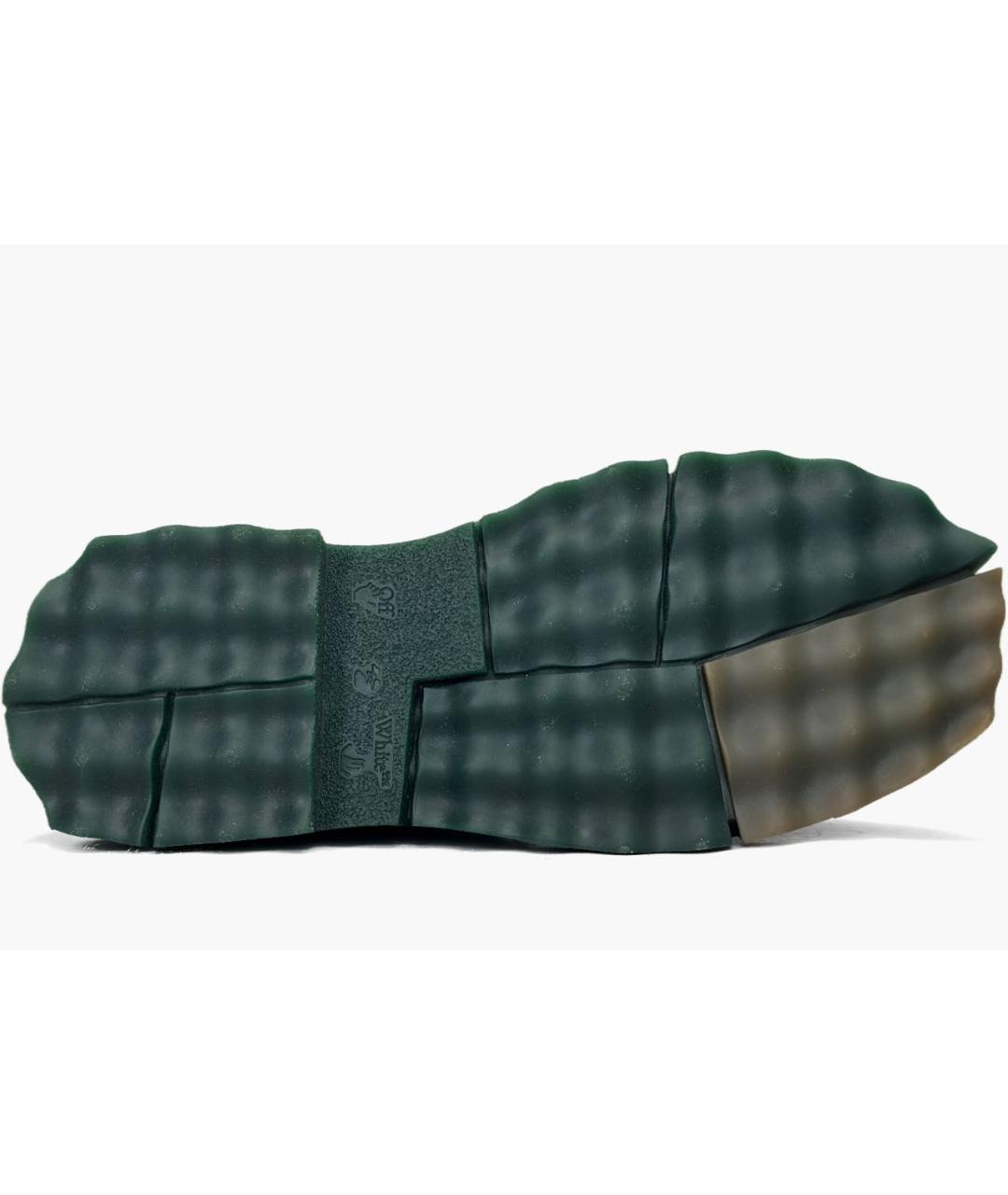 OFF-WHITE Черные кожаные ботинки, фото 5