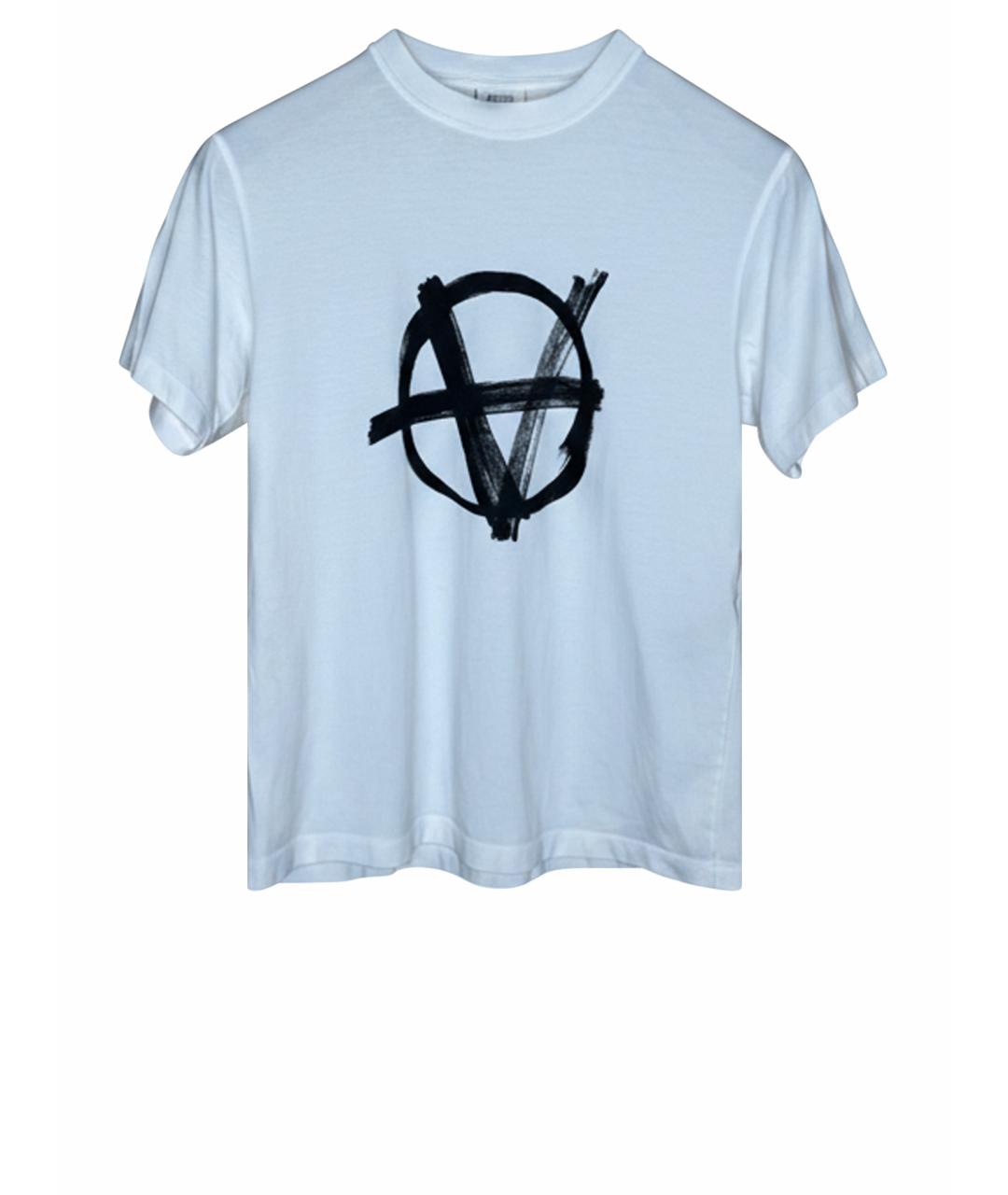 VETEMENTS Белая хлопковая футболка, фото 1