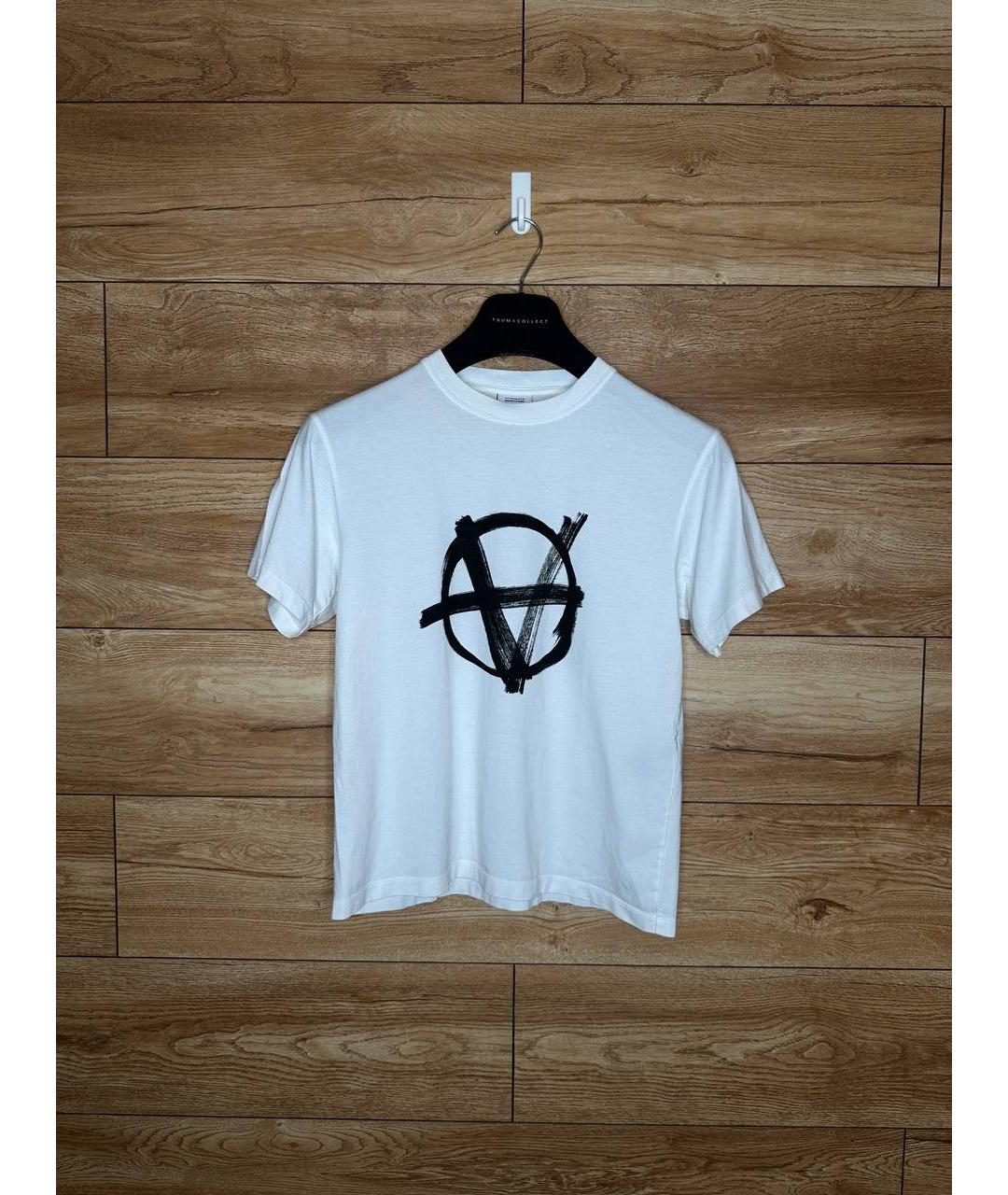 VETEMENTS Белая хлопковая футболка, фото 6