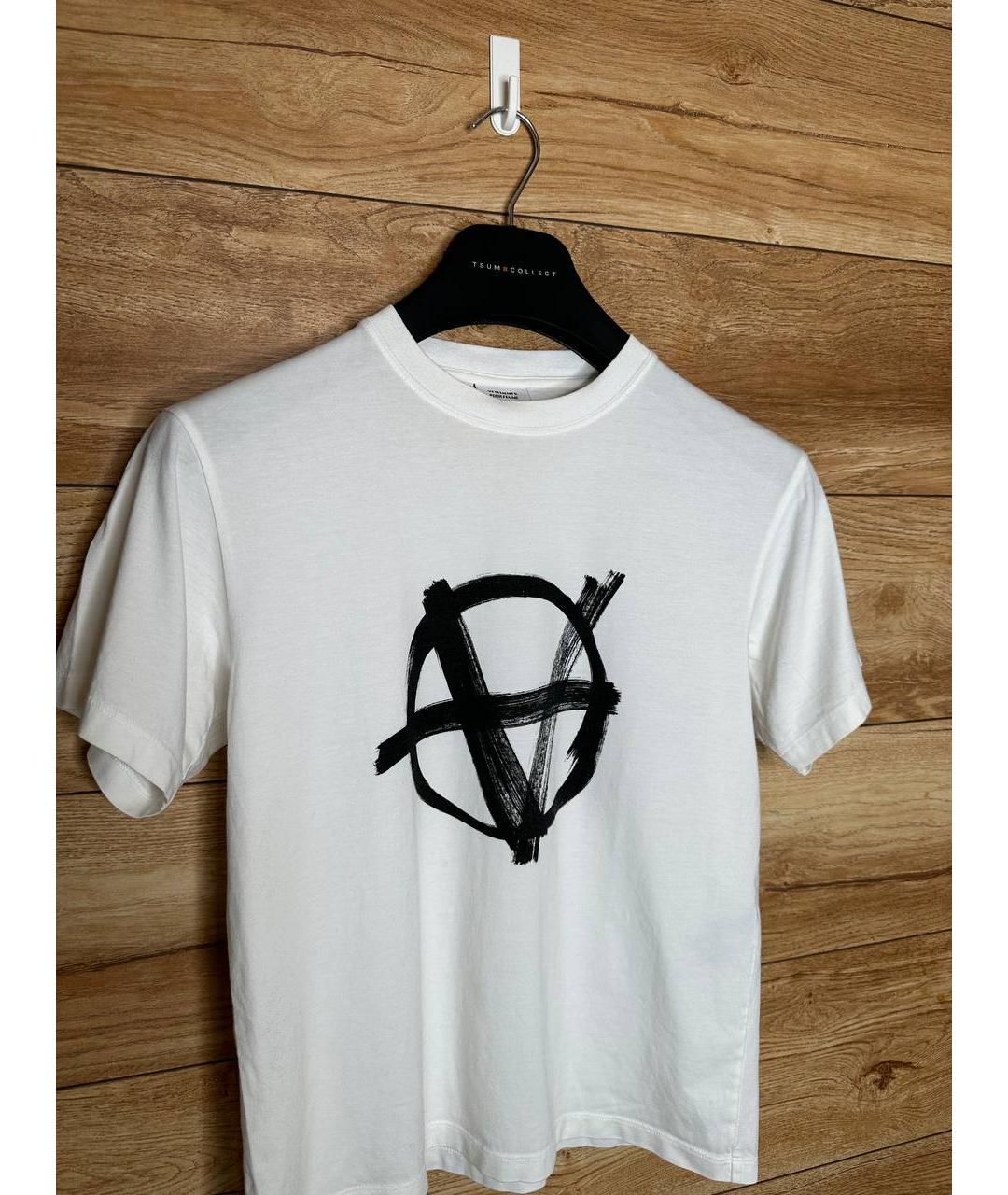 VETEMENTS Белая хлопковая футболка, фото 2