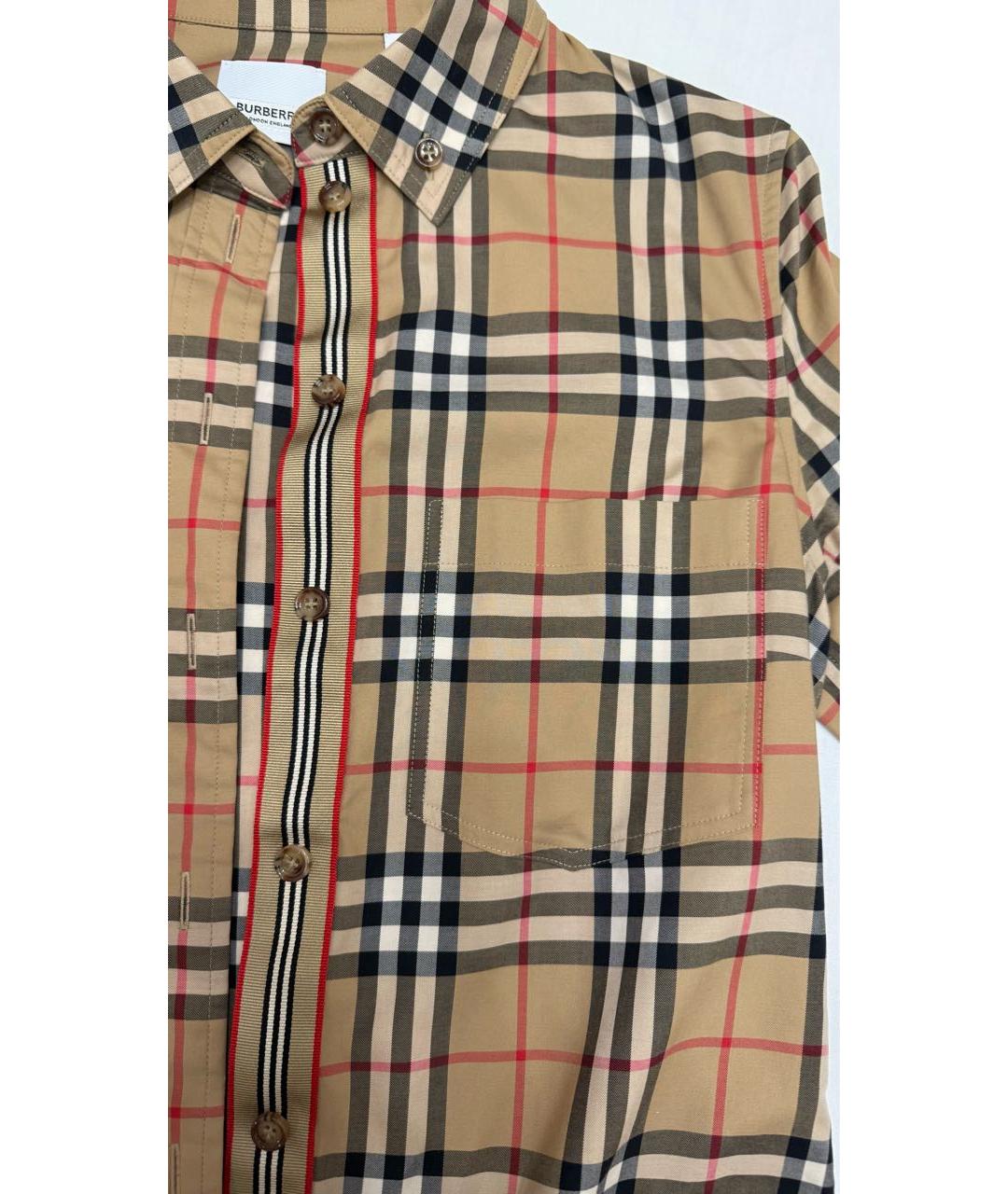 BURBERRY Мульти хлопковая рубашка, фото 4