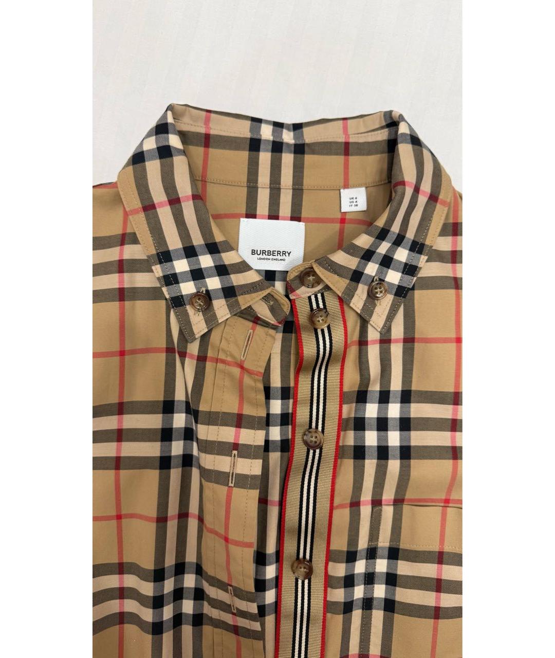 BURBERRY Мульти хлопковая рубашка, фото 3