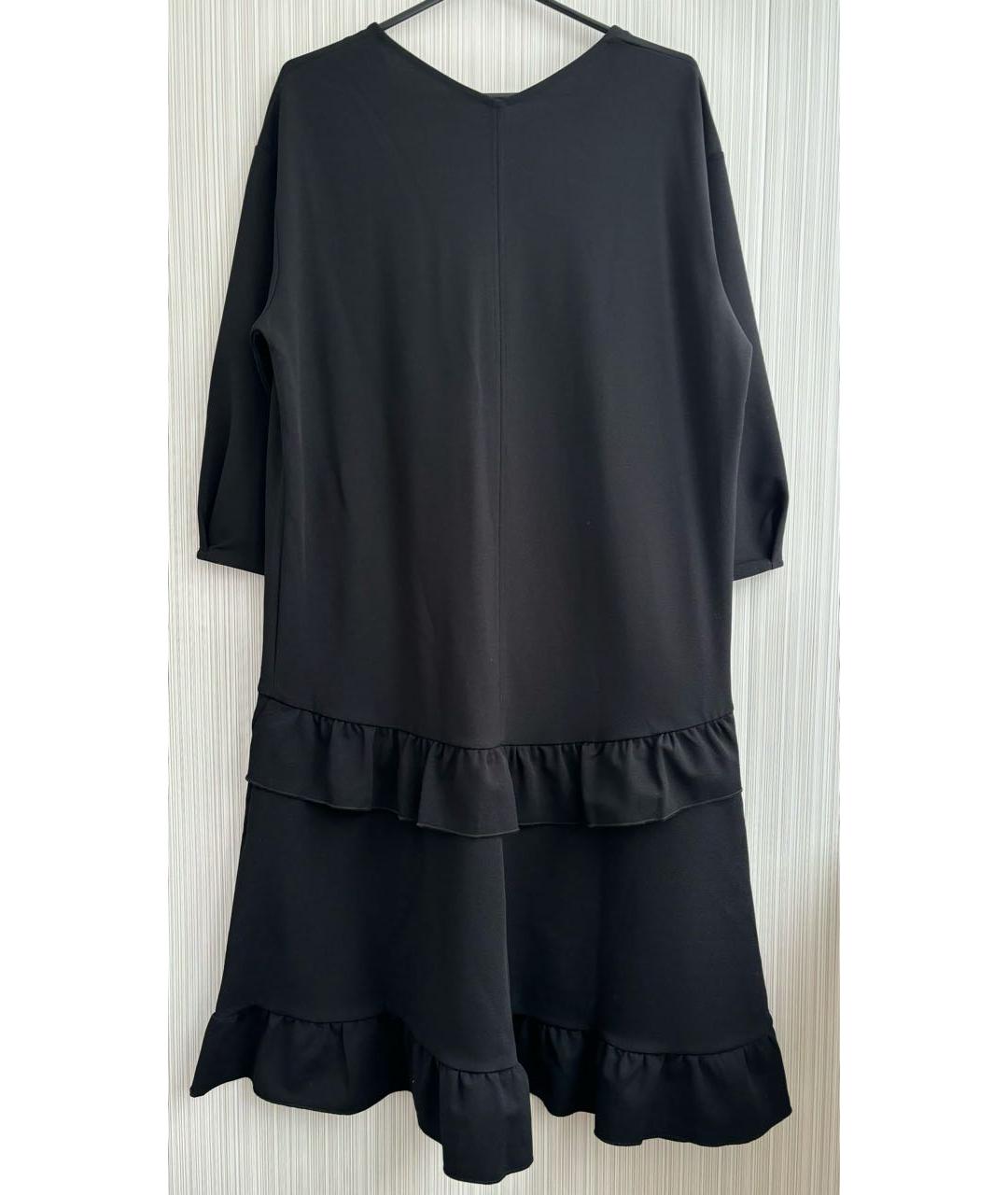 ARKET Черное полиэстеровое повседневное платье, фото 5