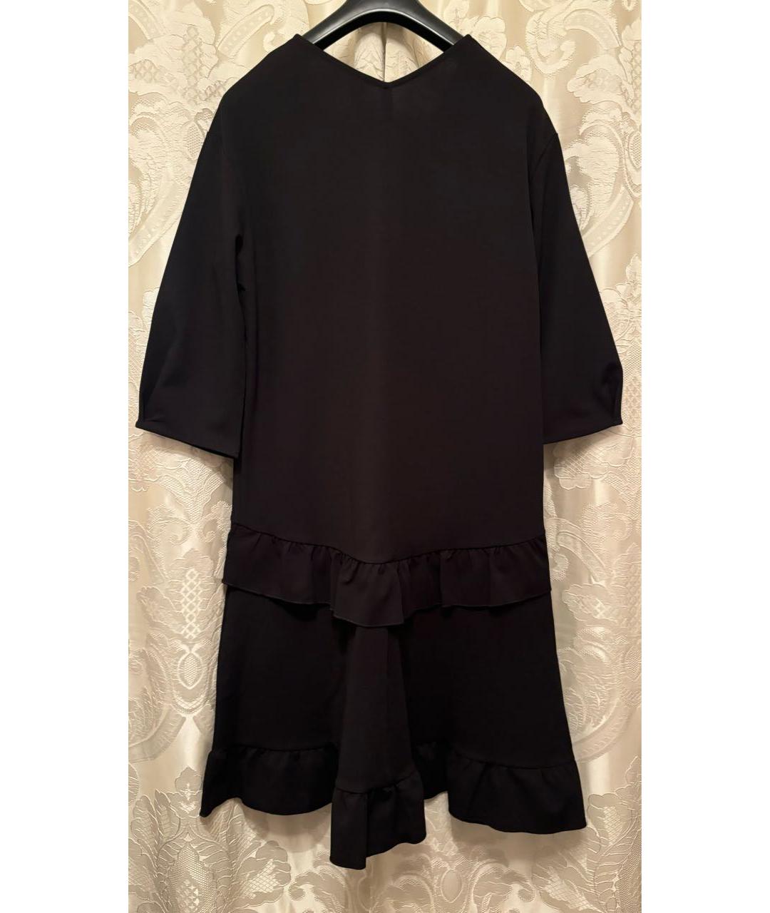 ARKET Черное полиэстеровое повседневное платье, фото 7
