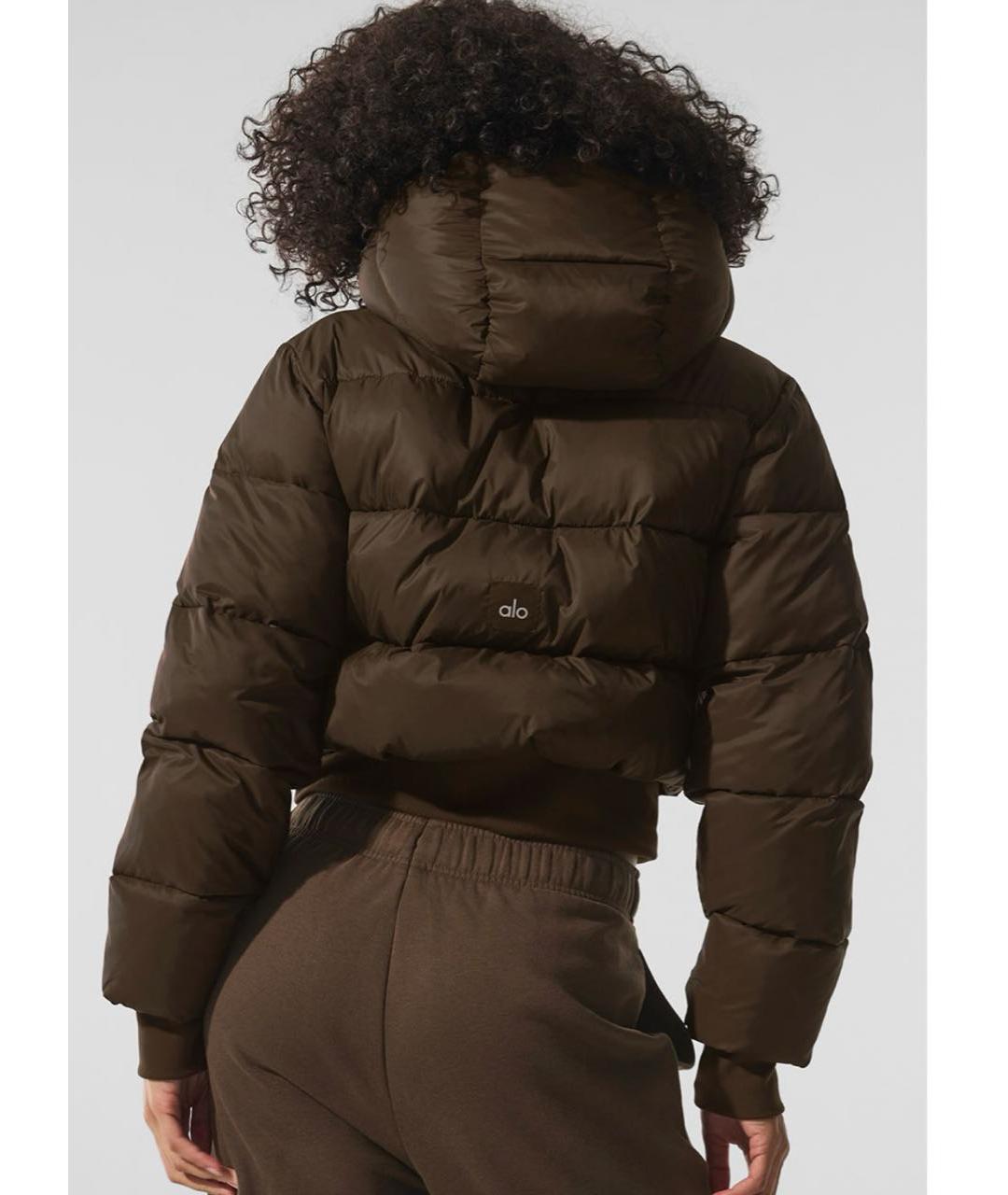 ALO YOGA Коричневый пуховик, фото 6