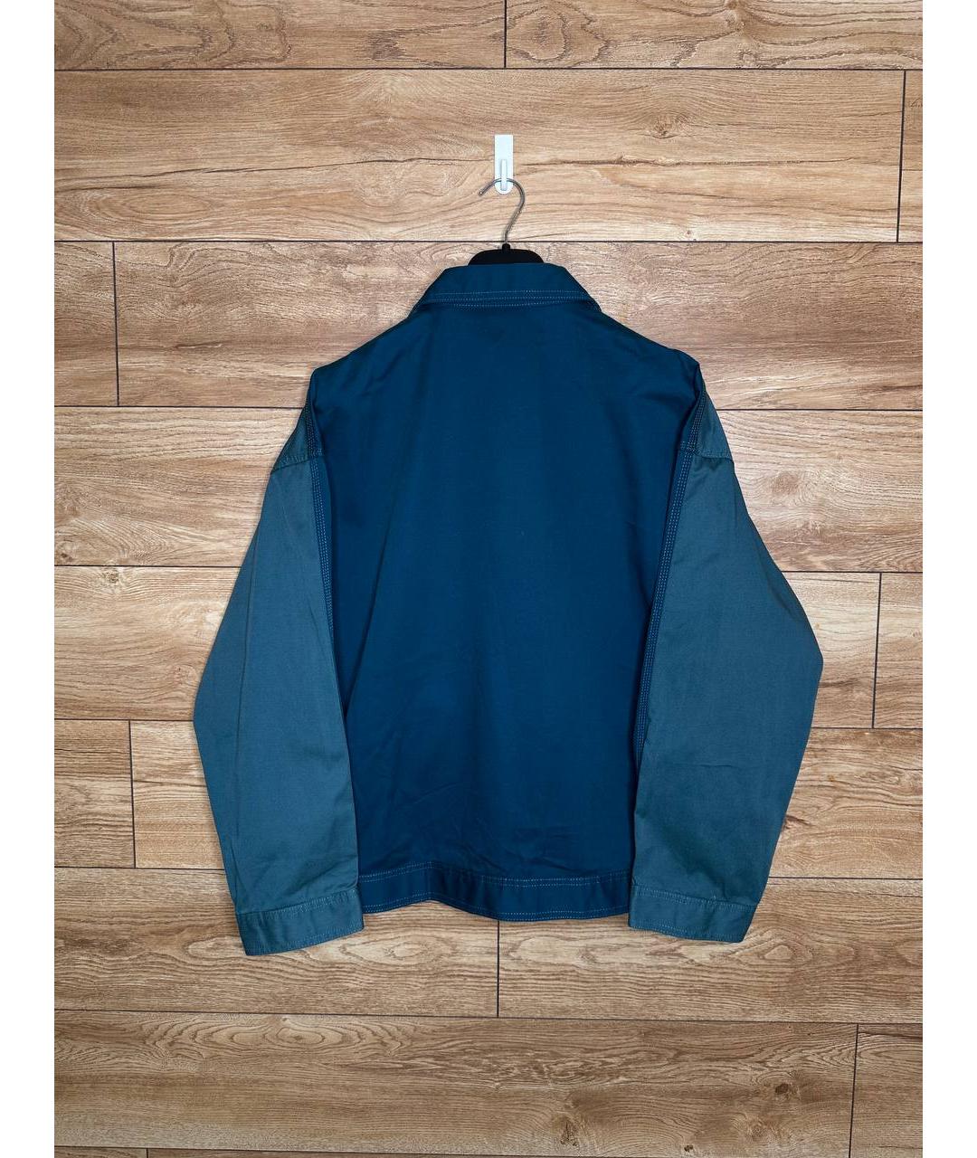 MAISON MIHARA YASUHIRO Синяя хлопковая куртка, фото 2