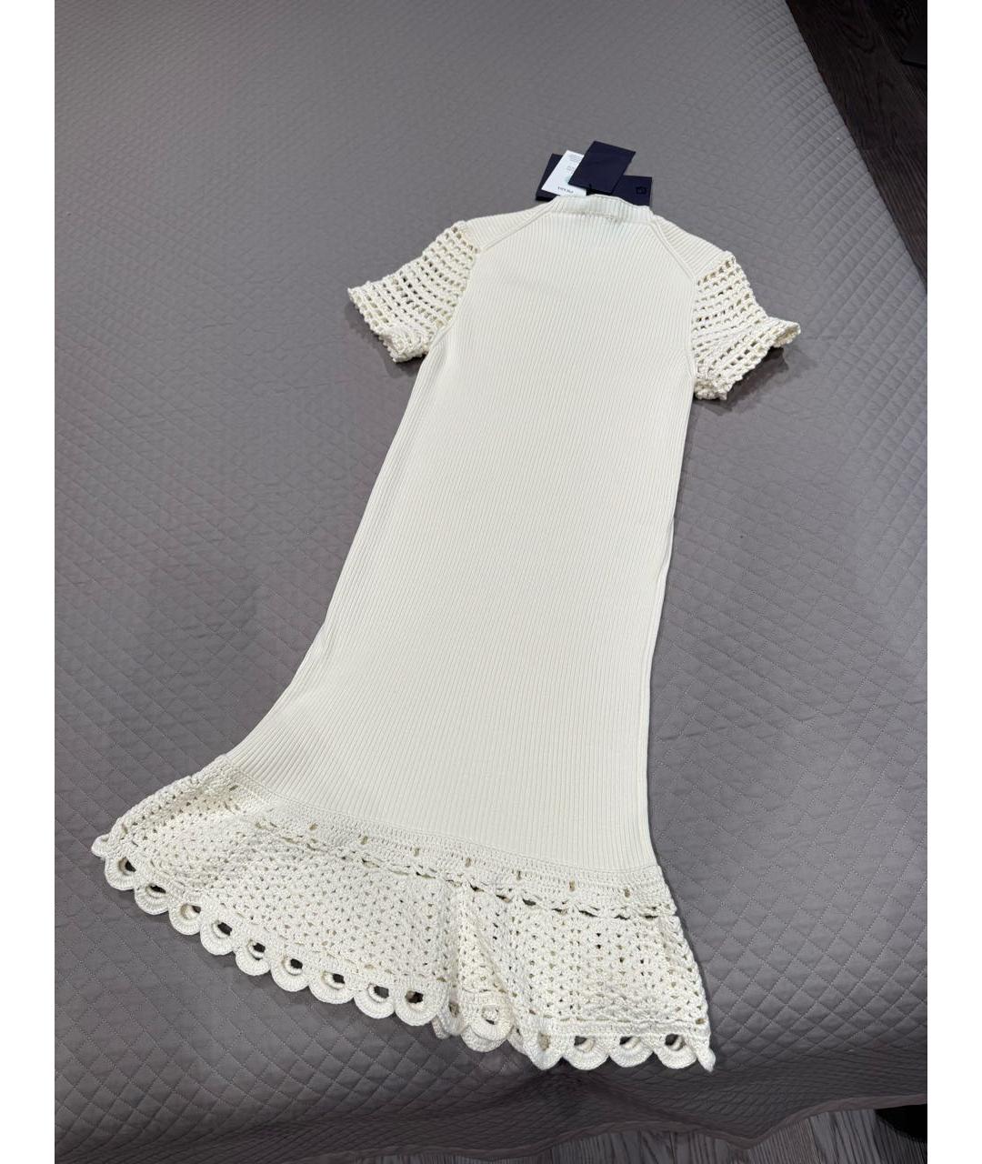 PRADA Бежевое хлопковое повседневное платье, фото 2