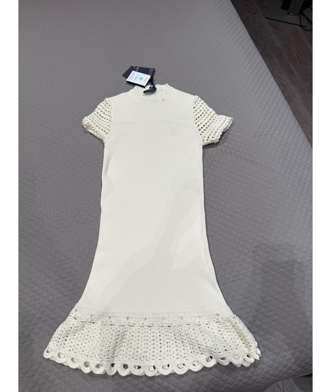 PRADA Бежевое хлопковое повседневное платье, фото 5