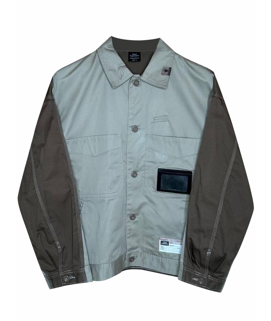 MAISON MIHARA YASUHIRO Бежевая хлопковая куртка, фото 1