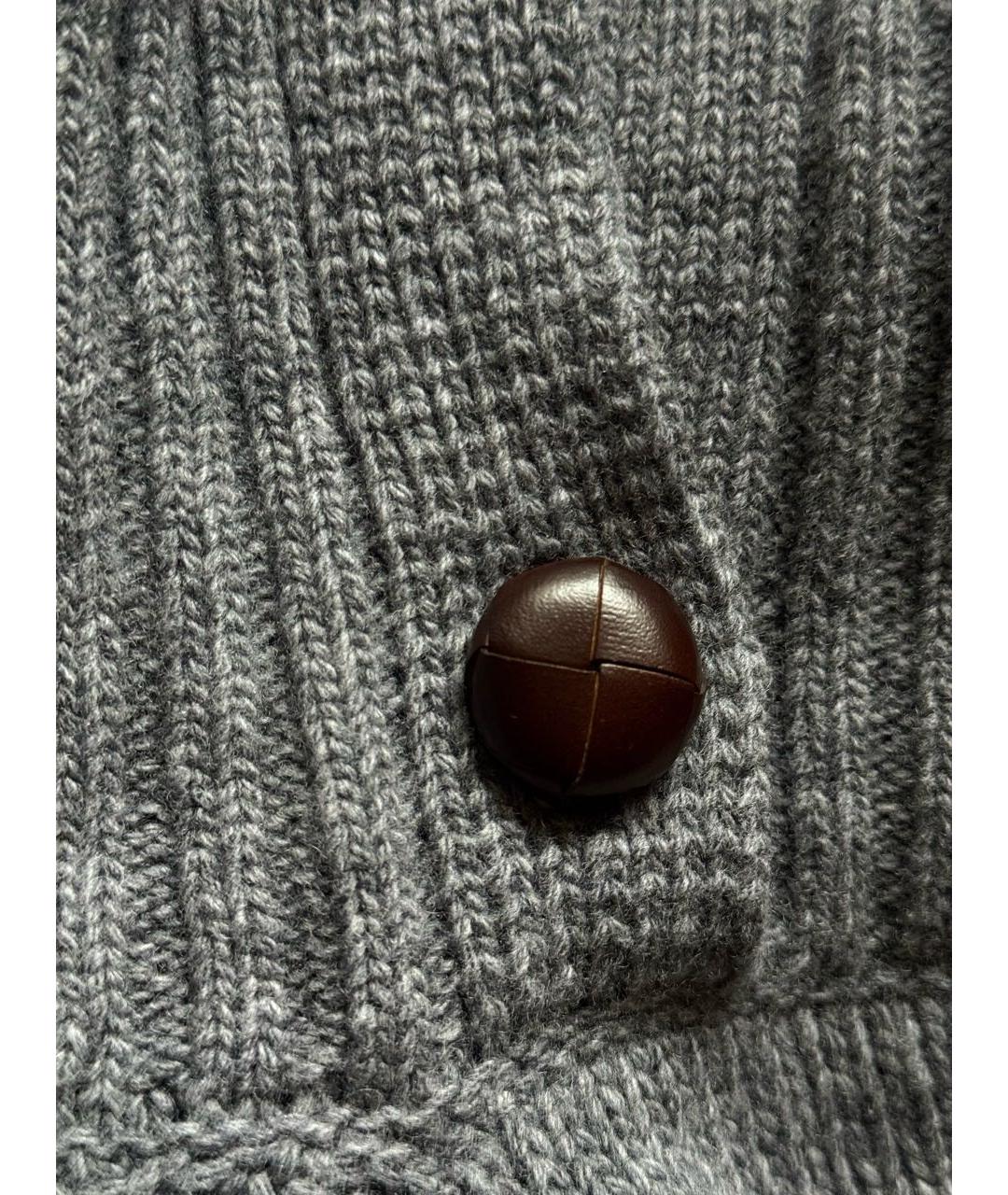 MAX MARA Серый шерстяной джемпер / свитер, фото 6