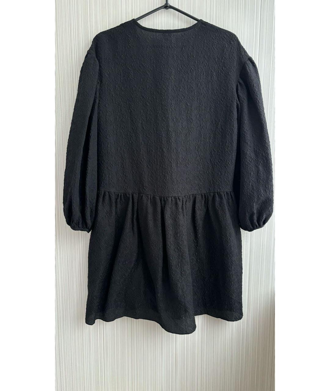 ARKET Черное шелковое повседневное платье, фото 3