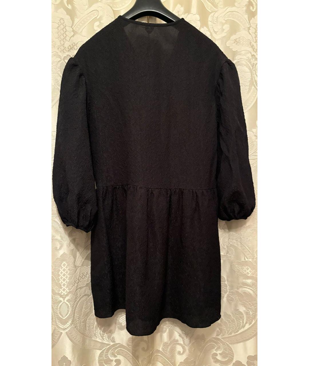 ARKET Черное шелковое повседневное платье, фото 2