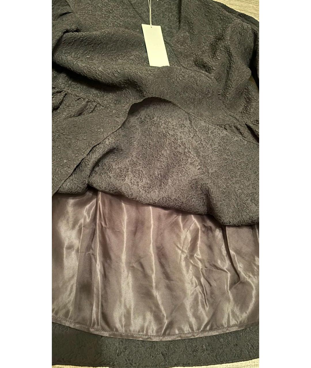 ARKET Черное шелковое повседневное платье, фото 5