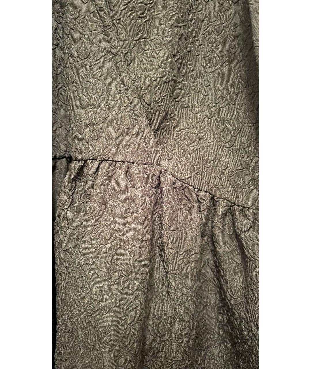 ARKET Черное шелковое повседневное платье, фото 4