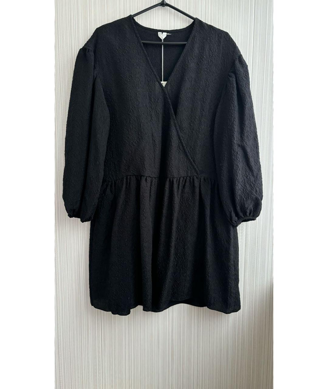 ARKET Черное шелковое повседневное платье, фото 2