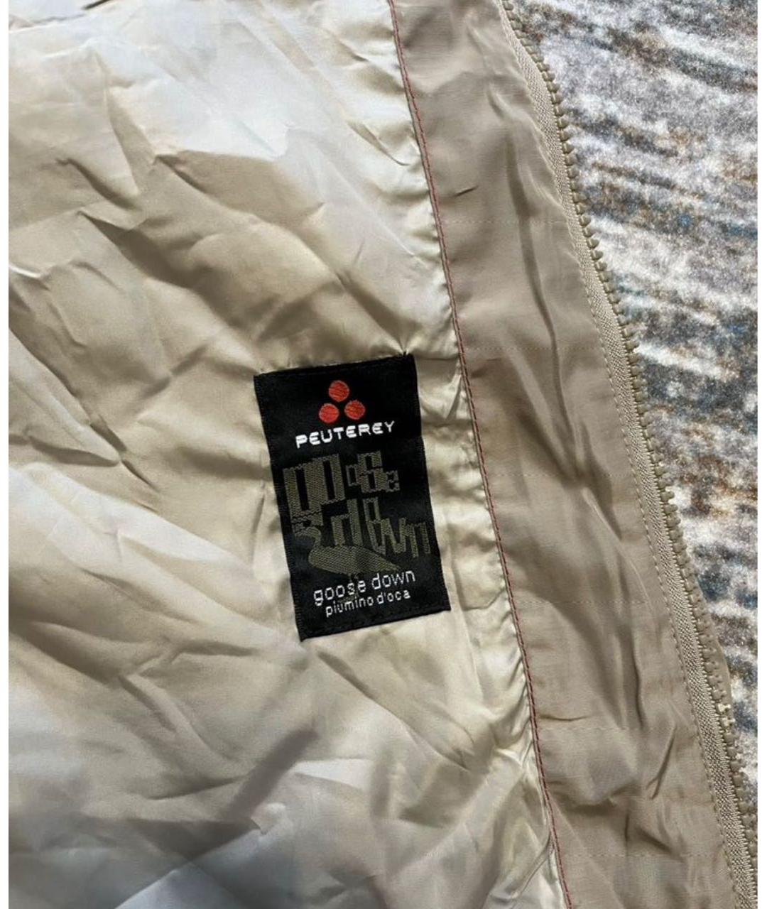 PEUTEREY Бежевая хлопковая куртка, фото 5