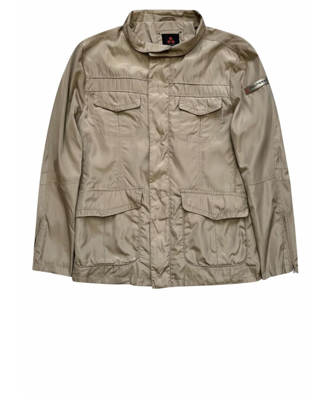PEUTEREY Бежевая хлопковая куртка, фото 1