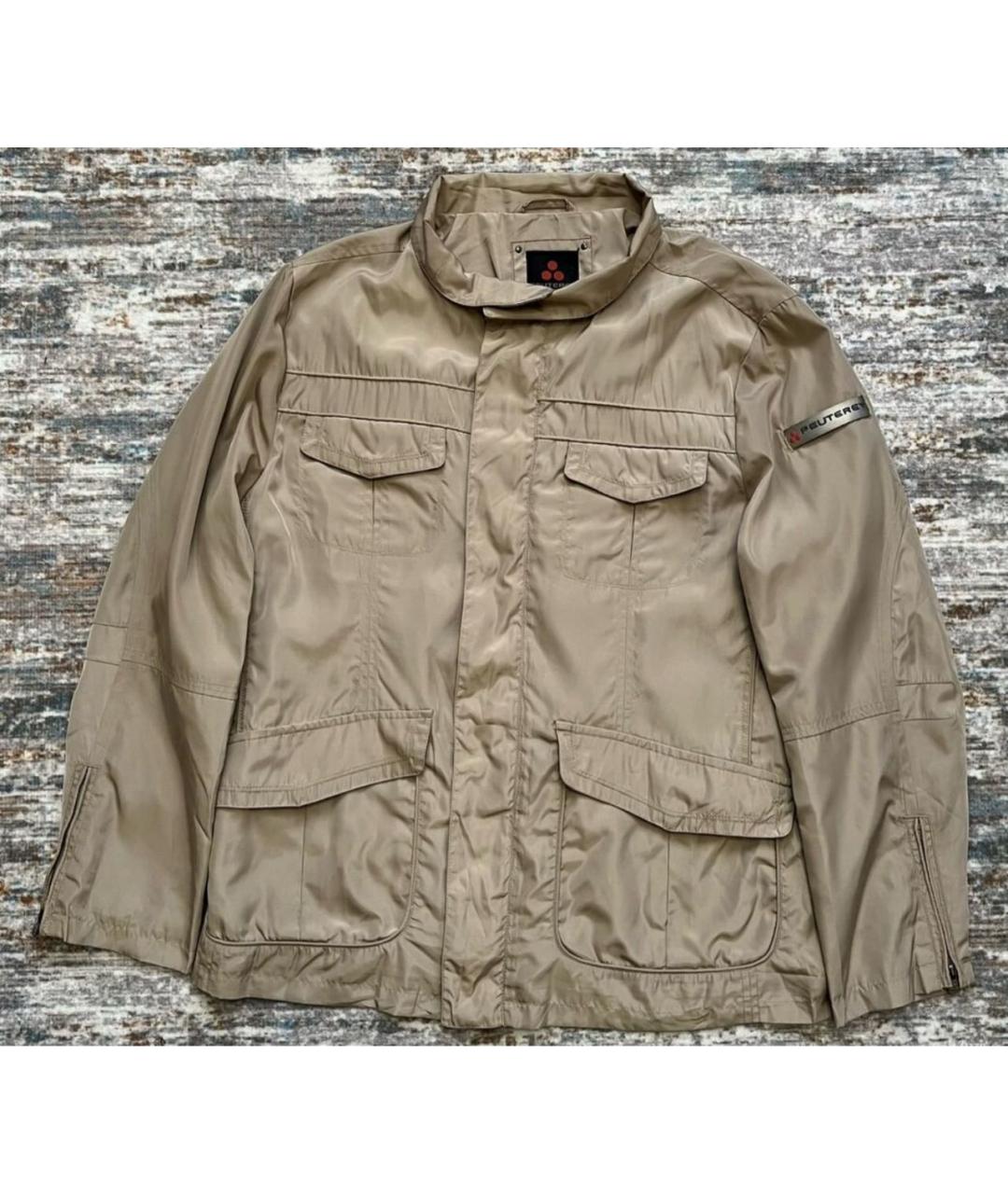 PEUTEREY Бежевая хлопковая куртка, фото 7
