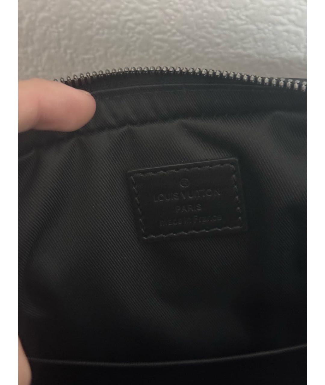 LOUIS VUITTON Черная сумка на плечо, фото 4