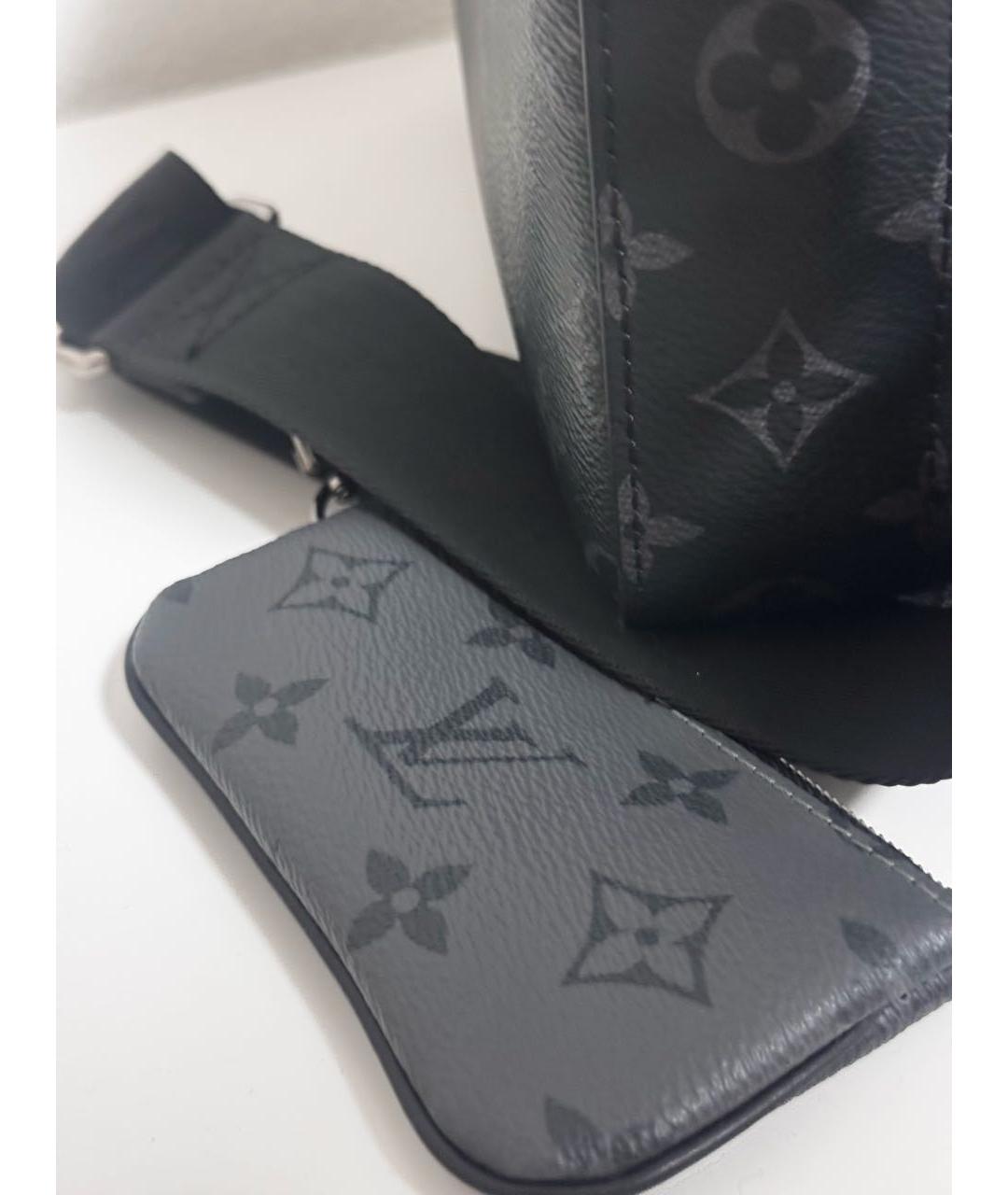 LOUIS VUITTON Черная сумка на плечо, фото 3