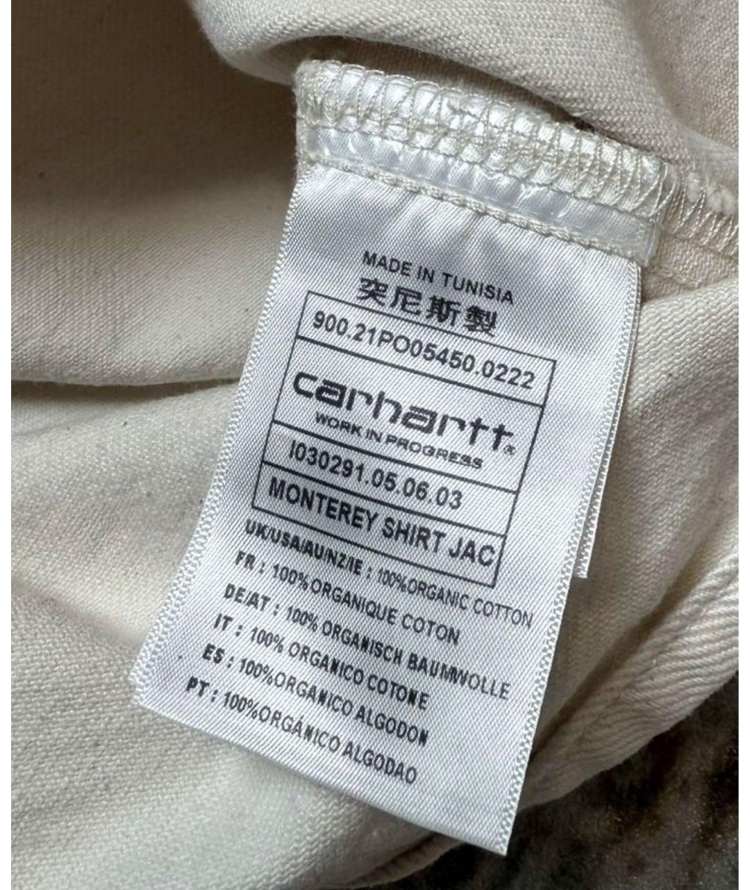 CARHARTT Бежевая хлопковая куртка, фото 7