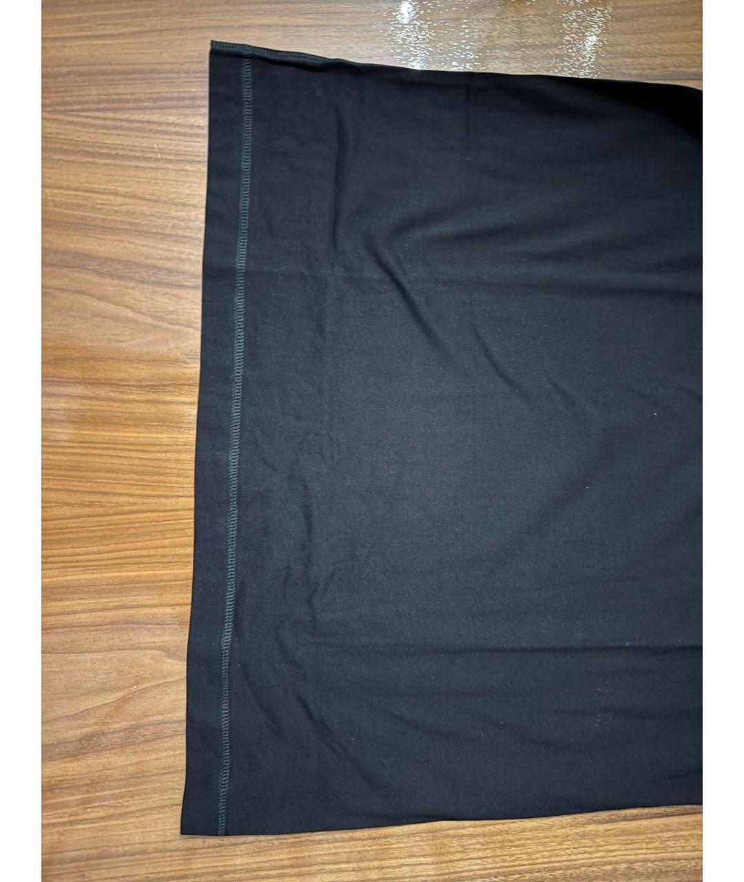 DOLCE&GABBANA Черная хлопковая футболка, фото 3