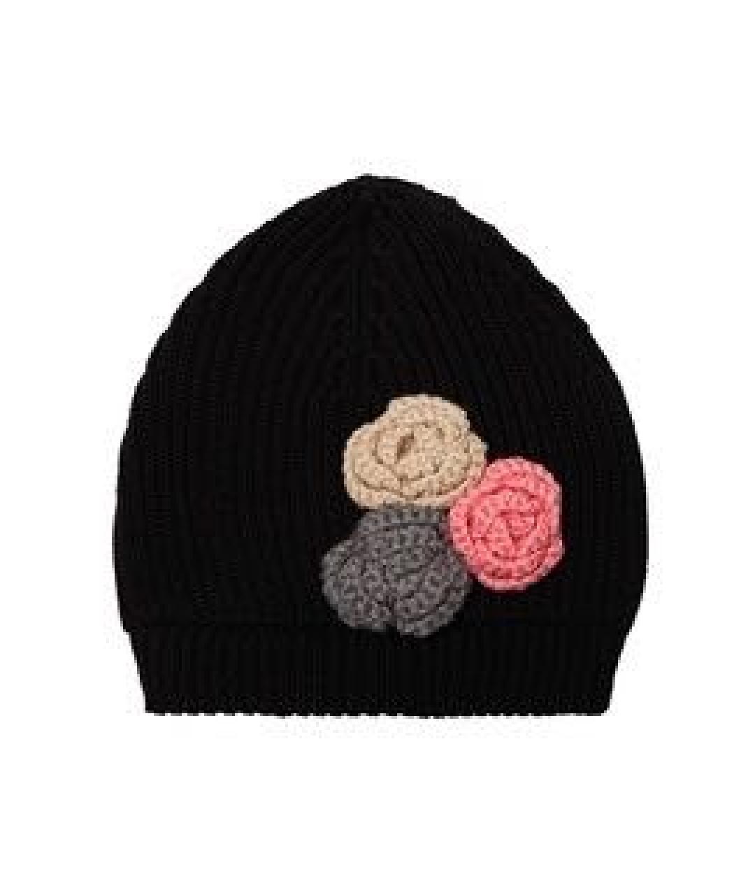 MIU MIU Черная шерстяная шапка, фото 4