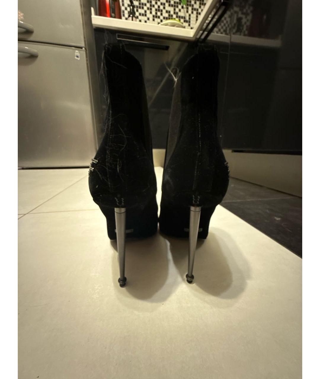 TOM FORD Черные бархатные ботильоны, фото 4