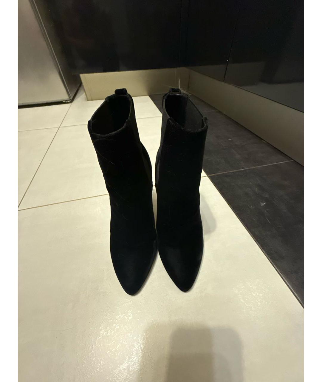 TOM FORD Черные бархатные ботильоны, фото 2