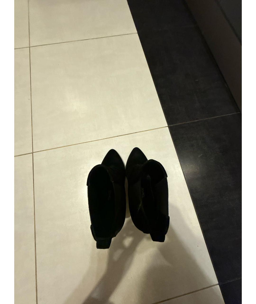 TOM FORD Черные бархатные ботильоны, фото 3