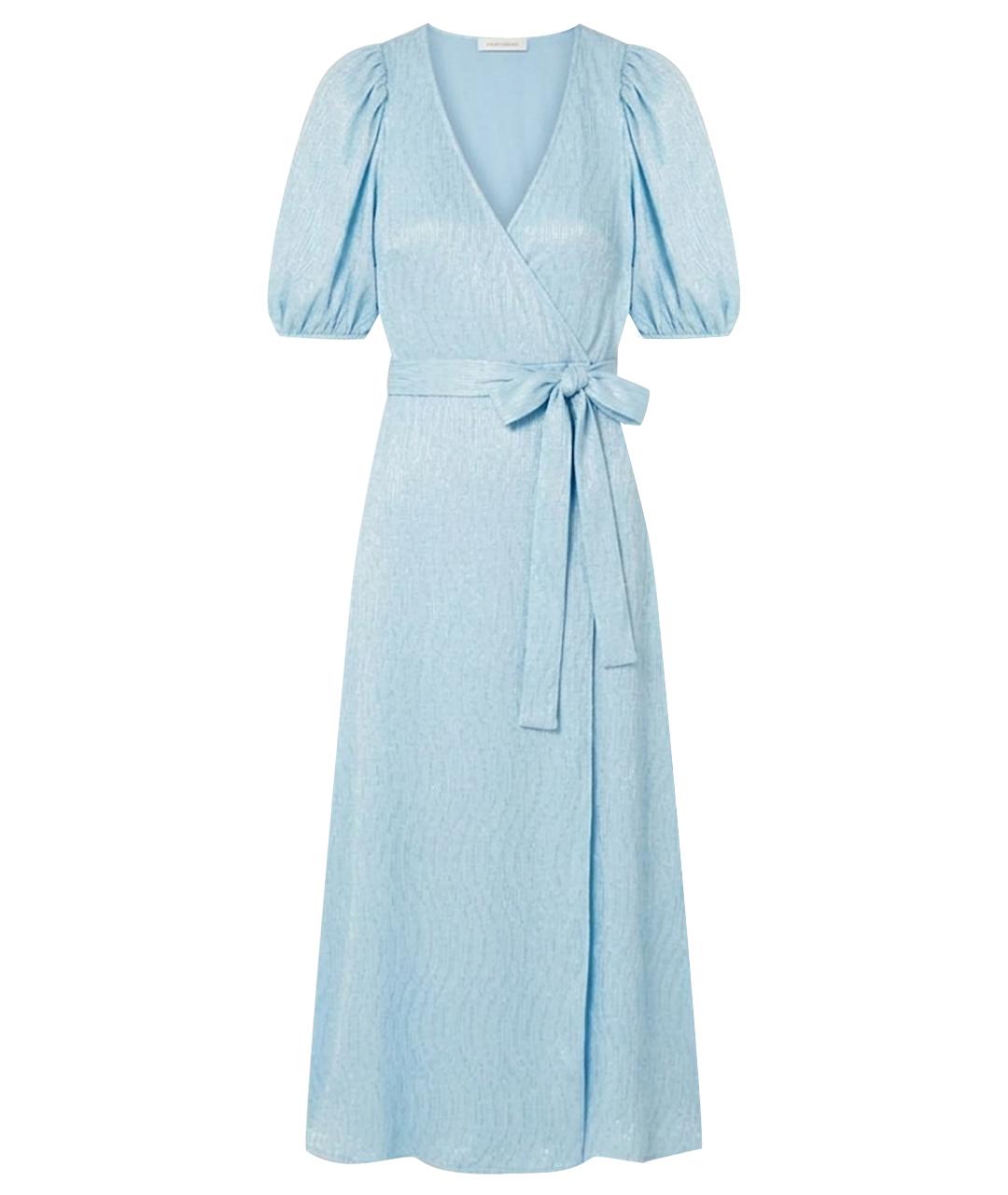 ROTATE Голубое полиэстеровое вечернее платье, фото 1