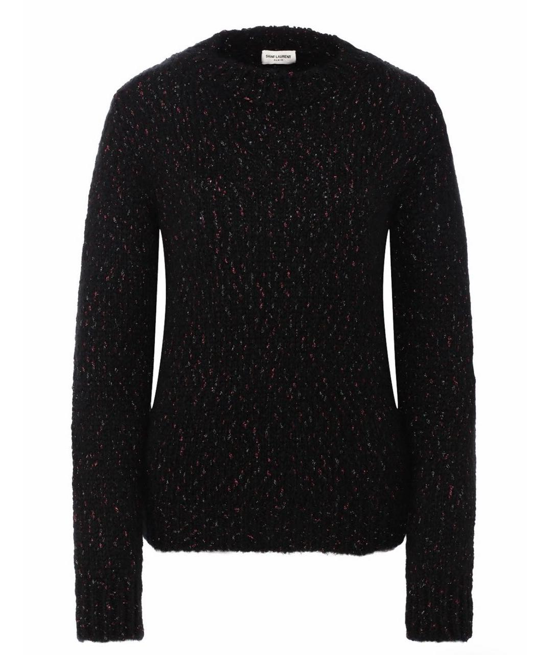 SAINT LAURENT Черный полиамидовый джемпер / свитер, фото 8