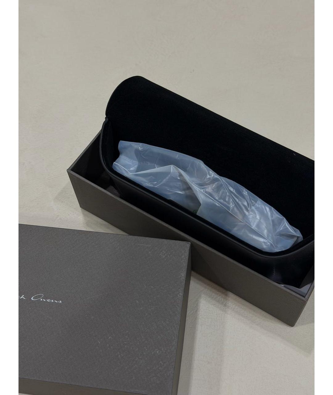 RICK OWENS Черные пластиковые солнцезащитные очки, фото 6