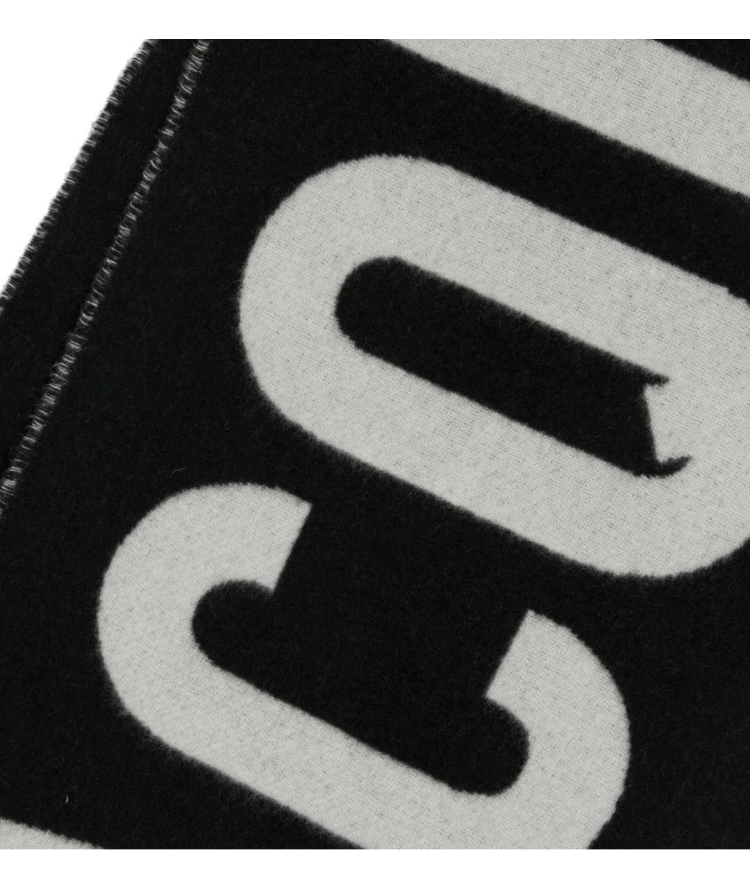 JACQUEMUS Черный шерстяной шарф, фото 2