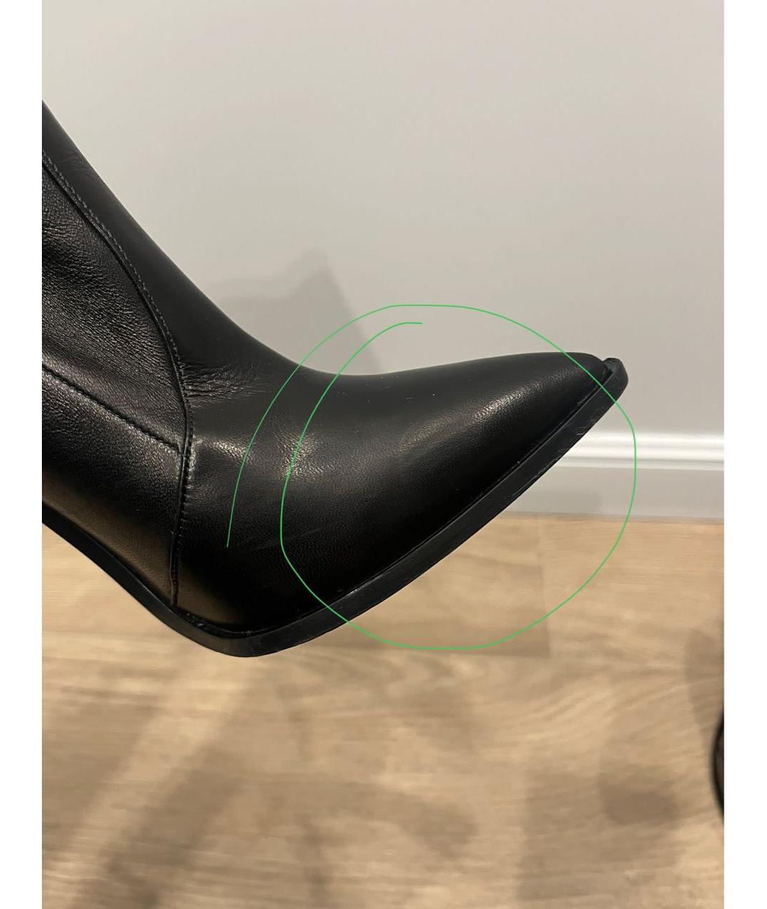 CASADEI Черные кожаные ботильоны, фото 7