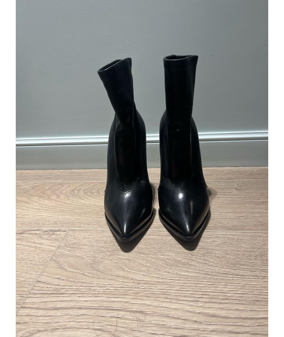 CASADEI Черные кожаные ботильоны, фото 2